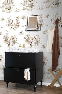 154-159055 Deer Mural Forest Friends Wallpaper By Today Interiors