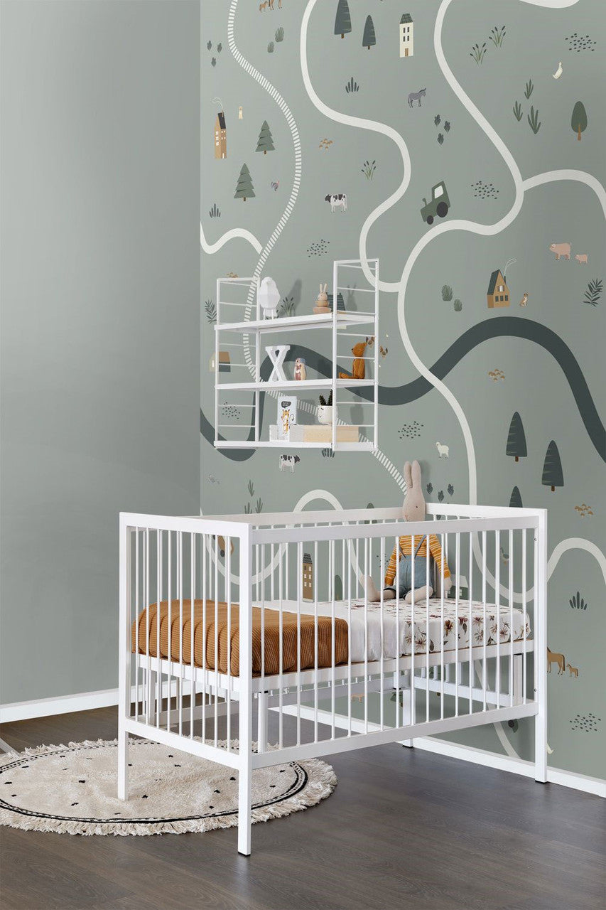 154-159056 Farmyard Mural Forest Friends Wallpaper By Today Interiors