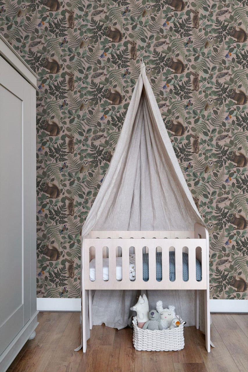 157-139252 Forest Forest Friends Wallpaper By Today Interiors