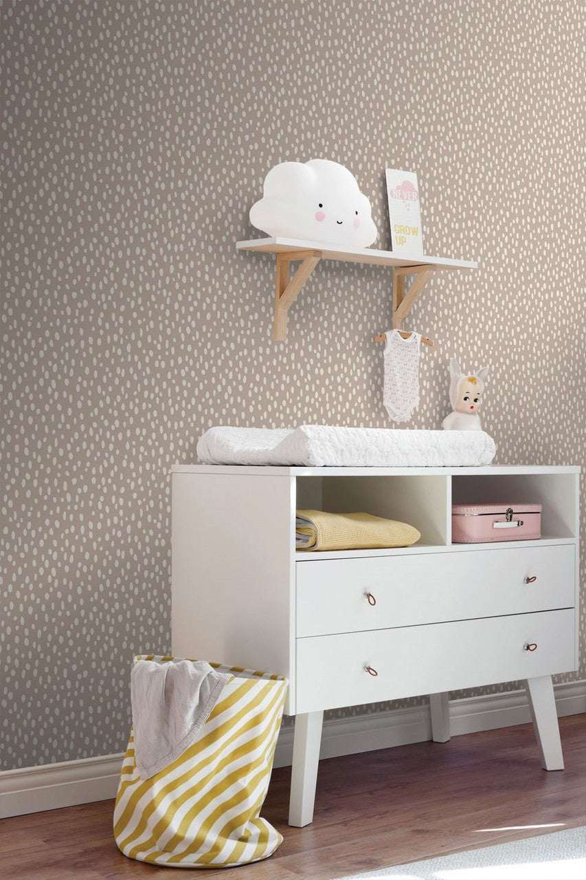 157-139255 Dots and Spots Forest Friends Wallpaper By Today Interiors