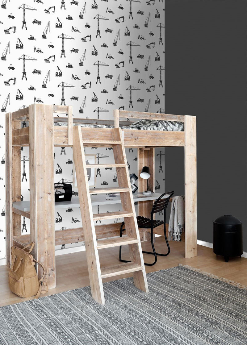 157-139263 Trucks Forest Friends Wallpaper By Today Interiors