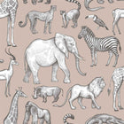 157-139271 Zoo Forest Friends Wallpaper By Today Interiors