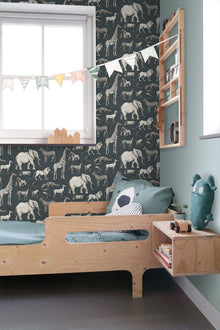157-139272 Zoo Forest Friends Wallpaper By Today Interiors