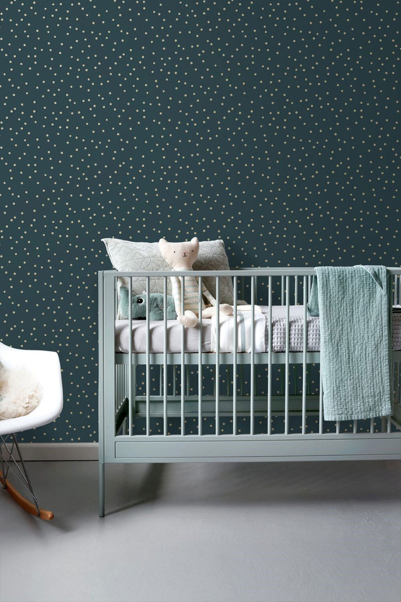 157-139276 Mini Polka Forest Friends Wallpaper By Today Interiors