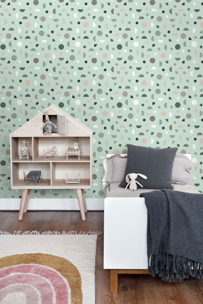 157-139279 Geo Forest Friends Wallpaper By Today Interiors