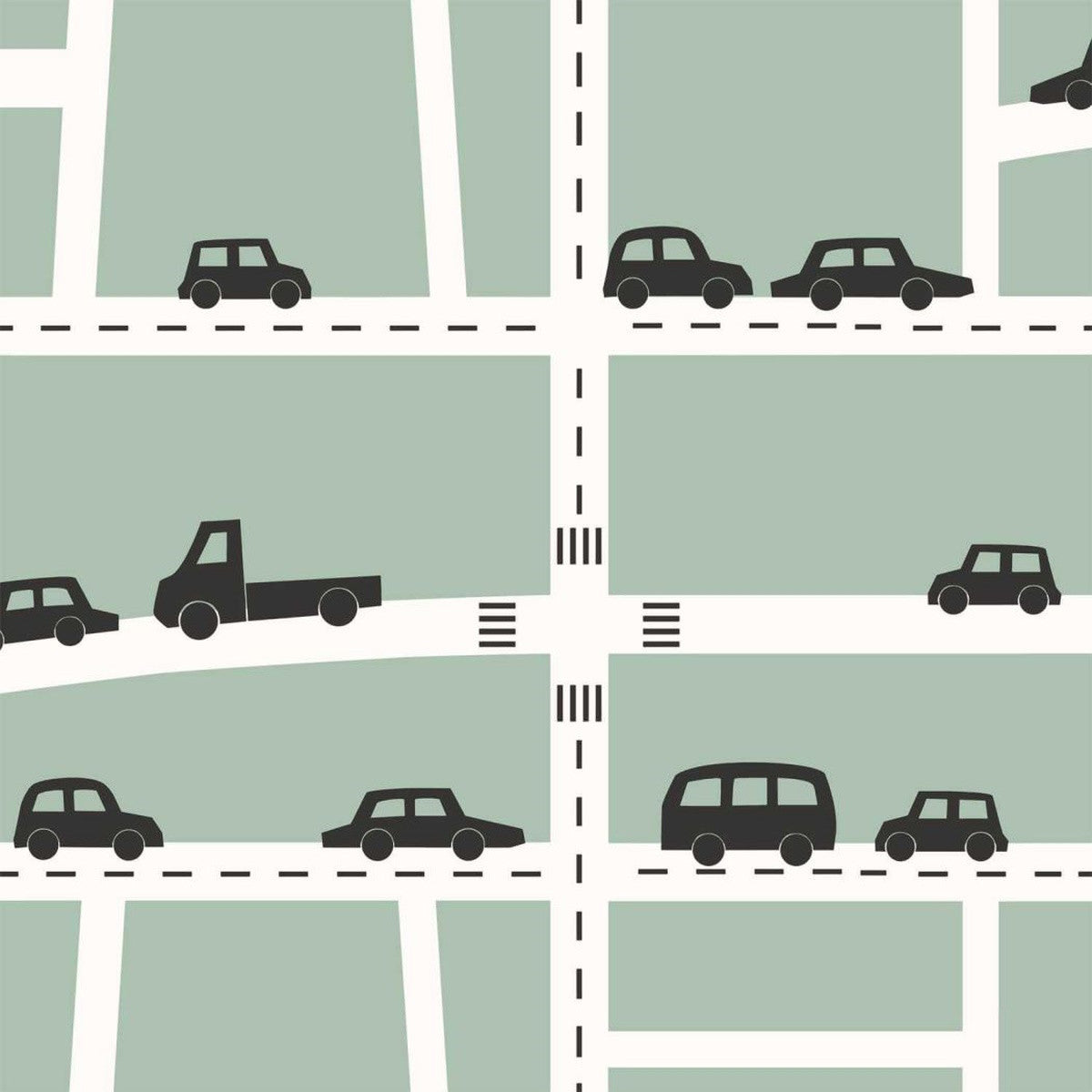 157-139283 On The Road Forest Friends Wallpaper By Today Interiors