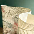 1600 Sarika Leaf Cream Green Wallpaper by Belgravia