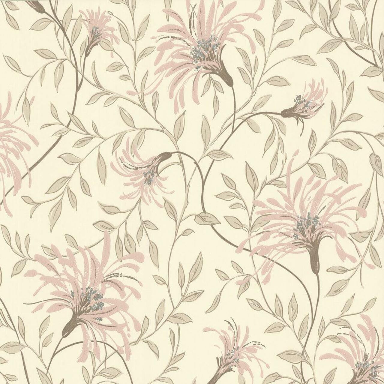 1601-101-02 Fairhaven Rosemore Wallpaper By 1838 Wallcoverings