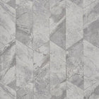 1674-908 Chisel Perspective Pewter Wallpaper by Prestigious Textiles