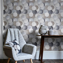 1677-908 Grayson Perspective Pewter Wallpaper by Prestigious Textiles