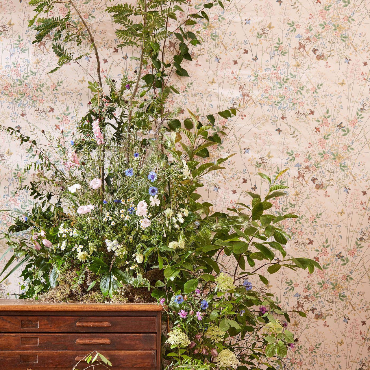 217276 Bambi Disney Home Sugared Almonds Wallpaper by Sanderson