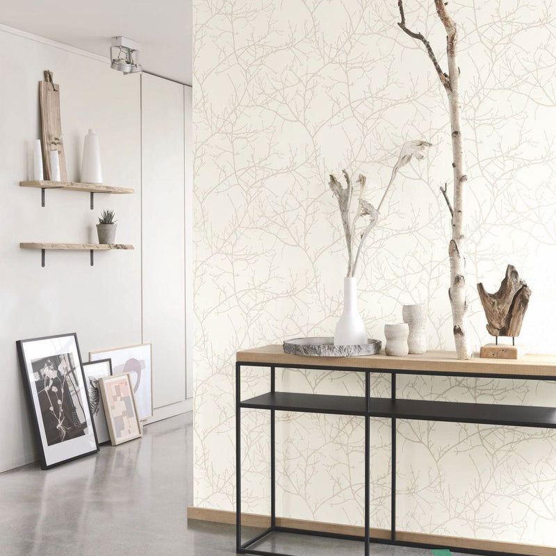 SWHT16960212 Arbre So White 4 Wallpaper by Casadeco