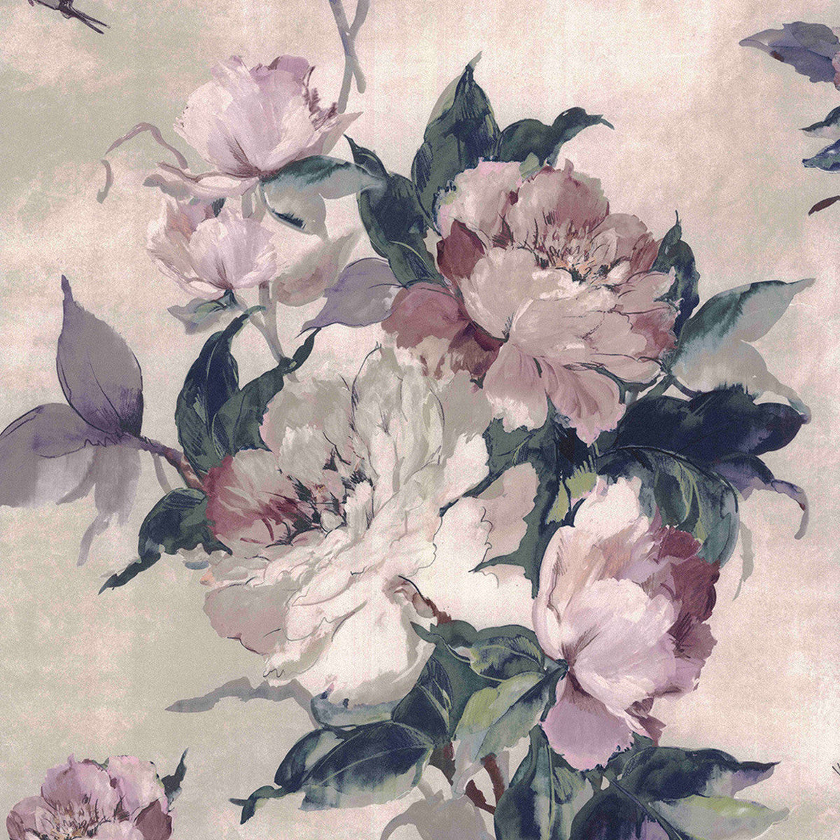 Madama Butterfly Camellia Wallpaper By 1838 Wallcoverings (Batch T)