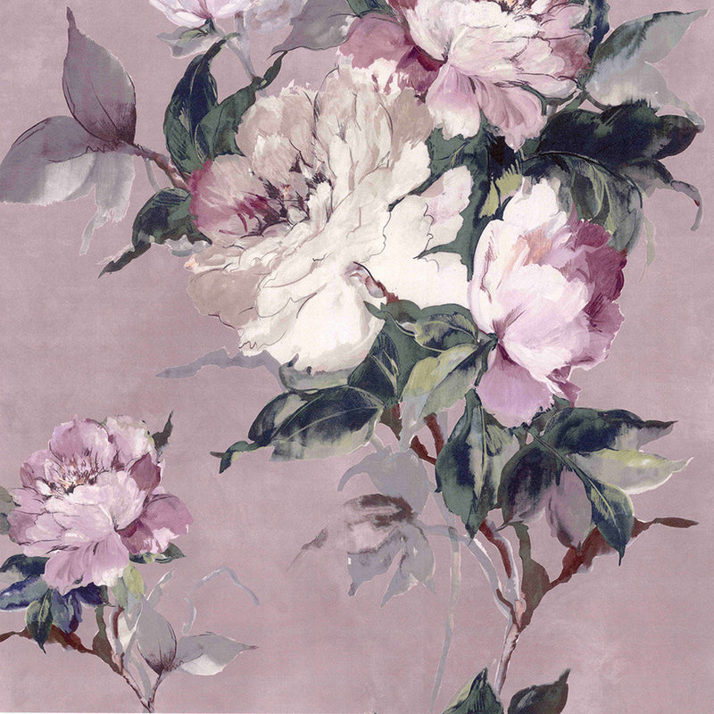1703-108-02 Madama Butterfly Camellia Wallpaper By 1838 Wallcoverings
