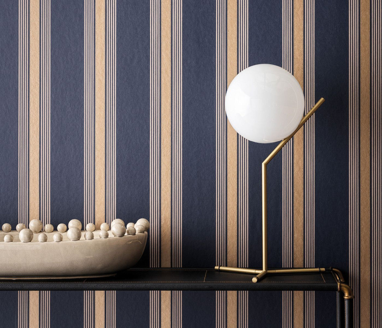 W7983-03 Manetti Stripe Alberti Wallpaper by Osborne & Little
