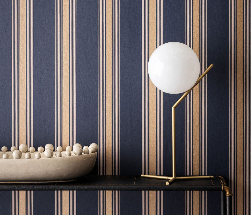 W7983-03 Manetti Stripe Alberti Wallpaper by Osborne & Little