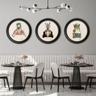 Happy Hour Bruce on Chalk White Framed Art Prints by Brand McKenzie