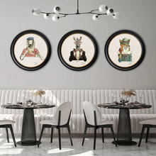 Happy Hour Bruce on Chalk White Framed Art Prints by Brand McKenzie