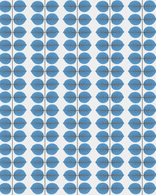 1752 Stig Lindberg Berså Blue and White Wallpaper by Boråstapeter
