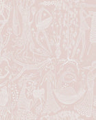 1764 Stig Lindberg Poème d´amour Pink Wallpaper by Boråstapeter