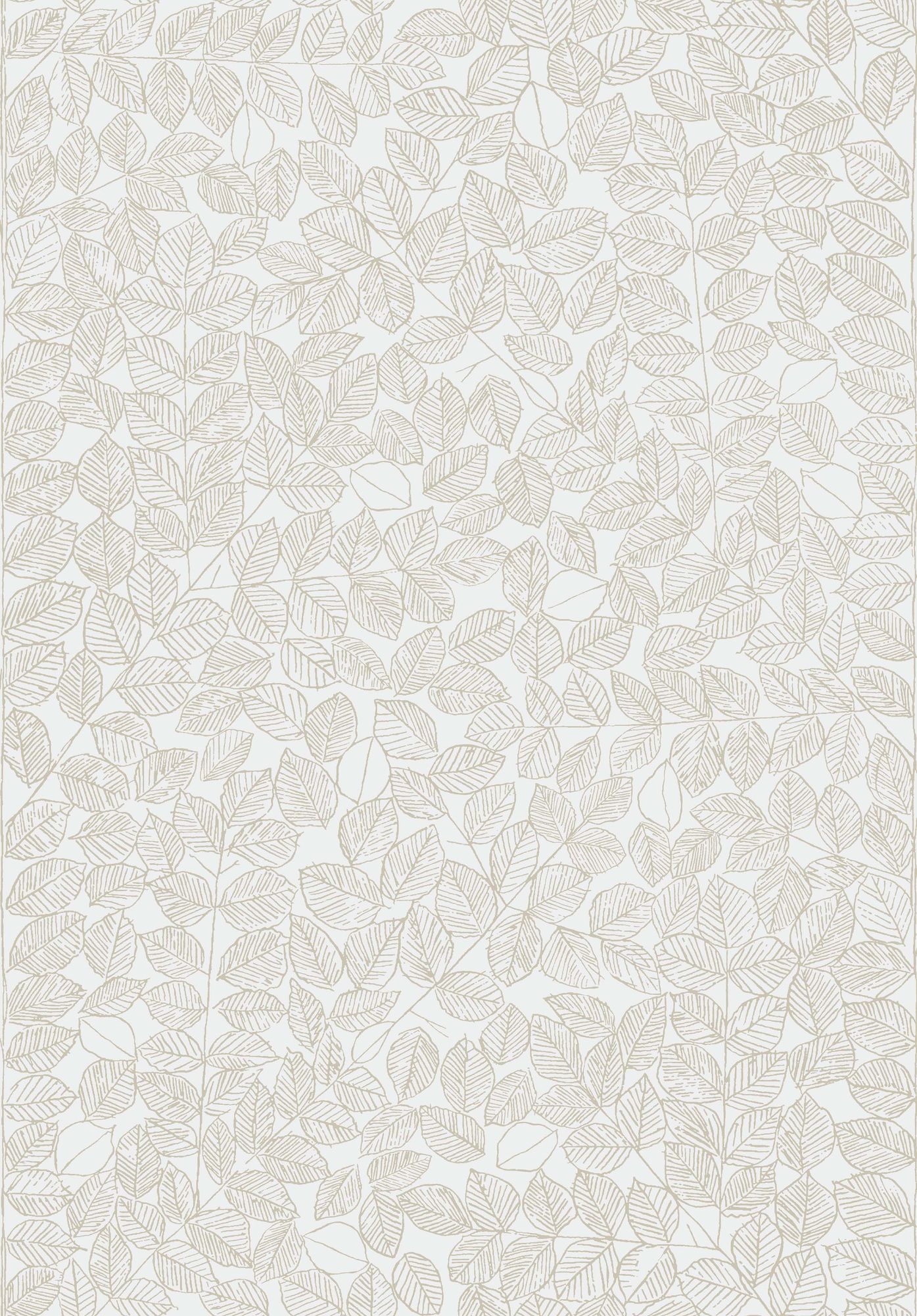 1767 Viola Gråsten Romans Beige and White Wallpaper by Boråstapeter