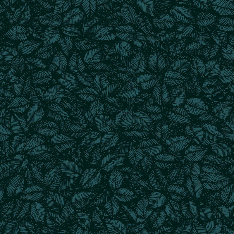 1770 Viola Gråsten Amorina Black and Blue Wallpaper by Boråstapeter