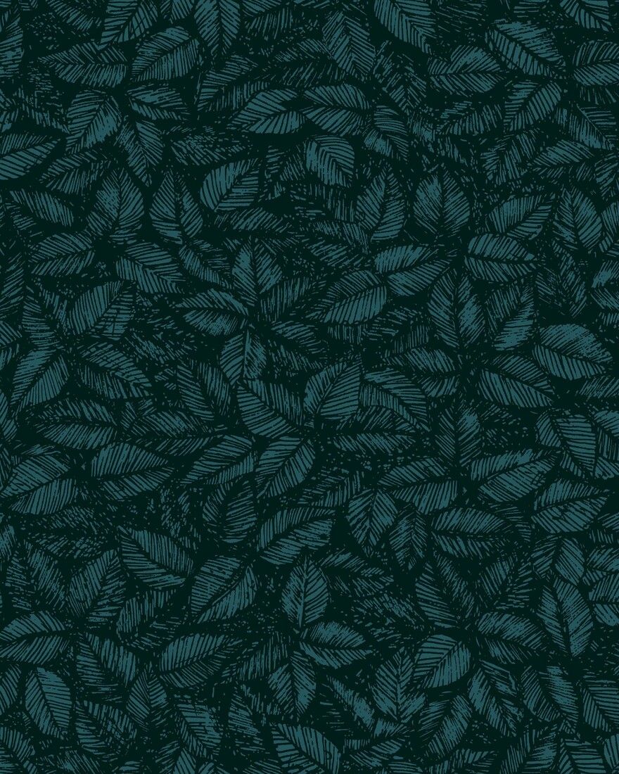1770 Viola Gråsten Amorina Black and Blue Wallpaper by Boråstapeter