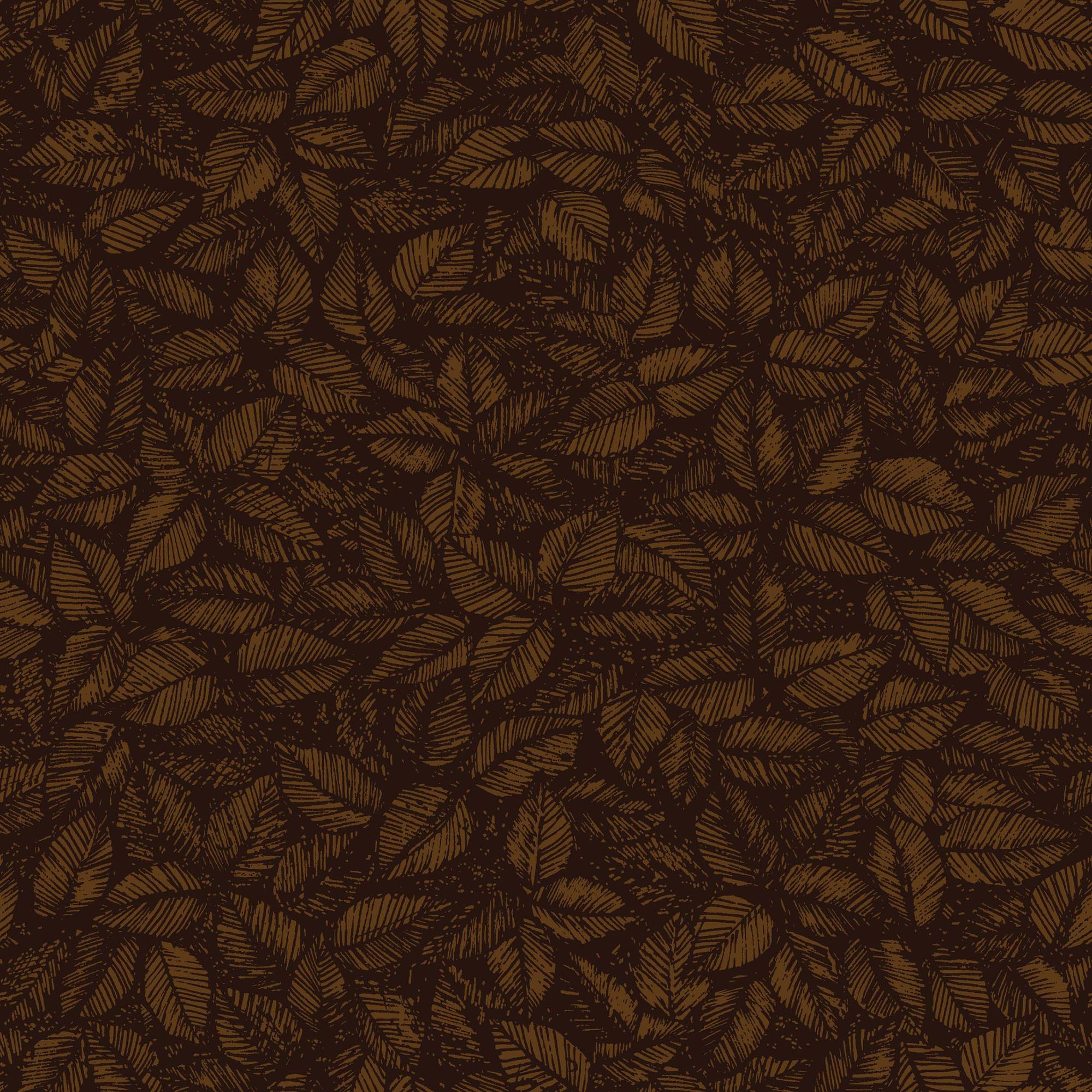 1772 Viola Gråsten Amorina Black and Brown Wallpaper by Boråstapeter