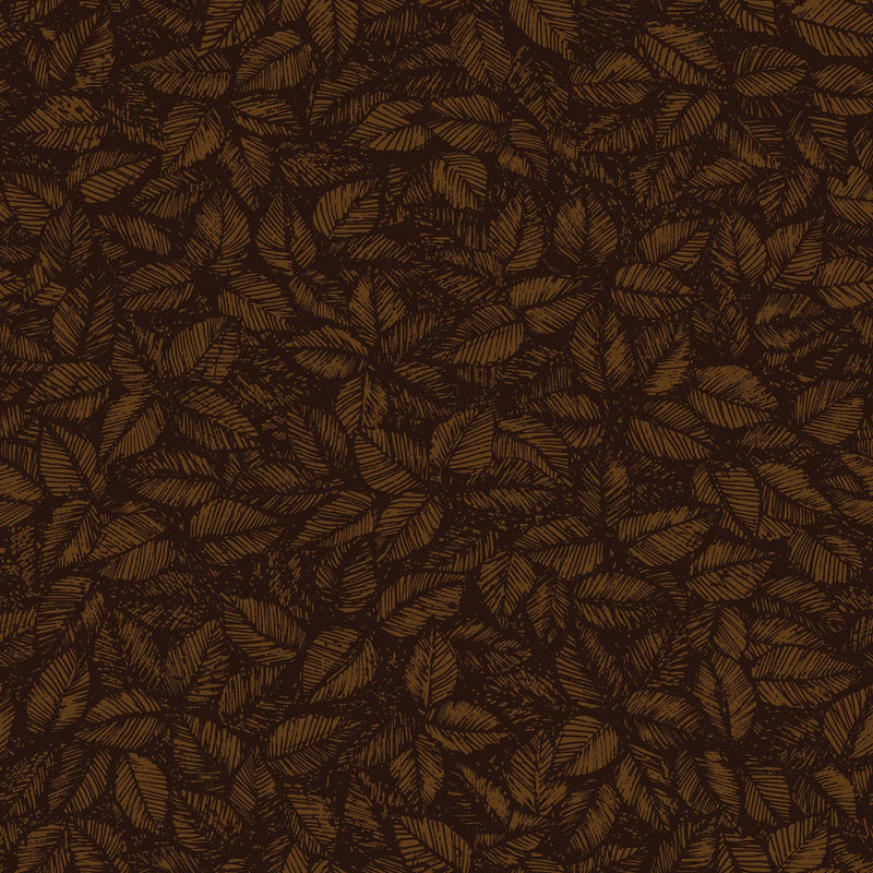1772 Viola Gråsten Amorina Black and Brown Wallpaper by Boråstapeter