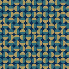 1774 Arne Jacobsen Vertigo Green and Blue Wallpaper by Boråstapeter