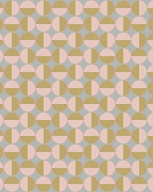 1775 Arne Jacobsen Vertigo Pink and Grey Wallpaper by Boråstapeter