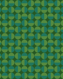 1777 Arne Jacobsen Vertigo Green Wallpaper by Boråstapeter