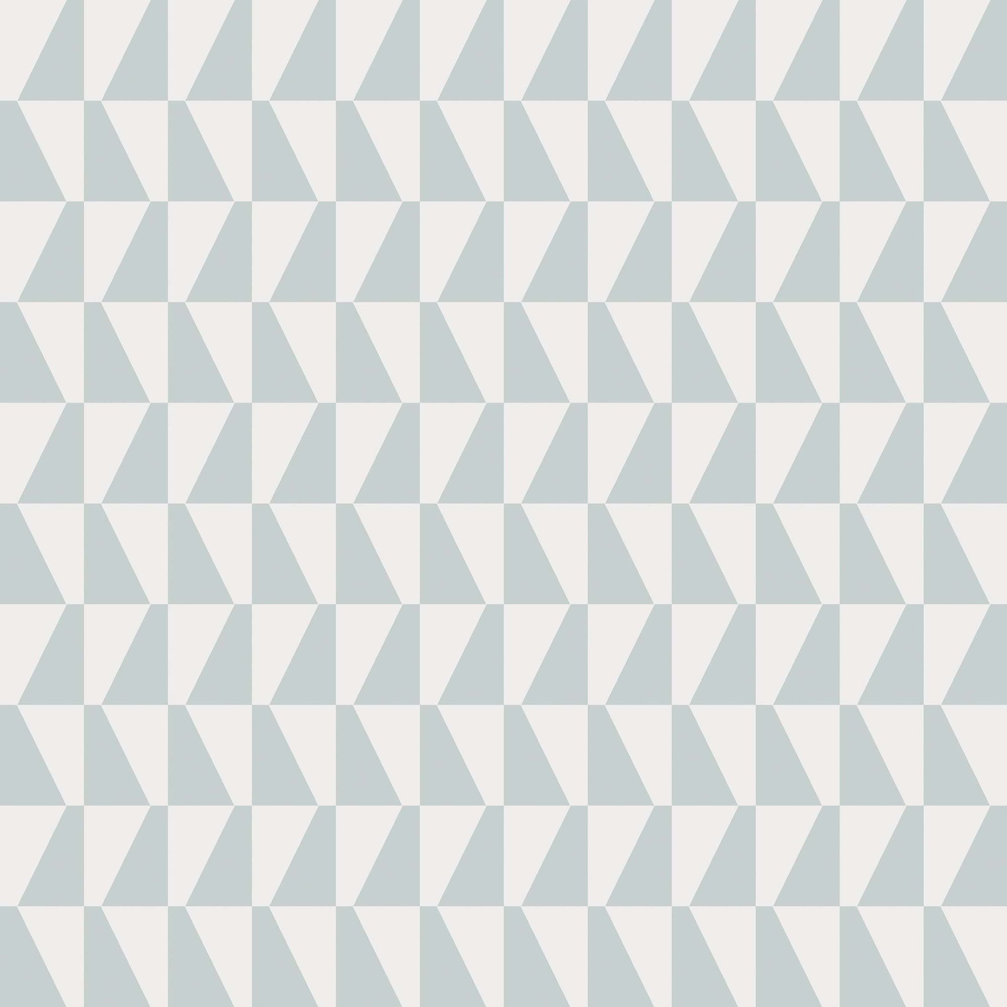 1781 Arne Jacobsen Trapez Blue and White Wallpaper by Boråstapeter