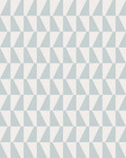 1781 Arne Jacobsen Trapez Blue and White Wallpaper by Boråstapeter