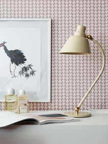 1782 Arne Jacobsen Arne Pink Wallpaper by Boråstapeter