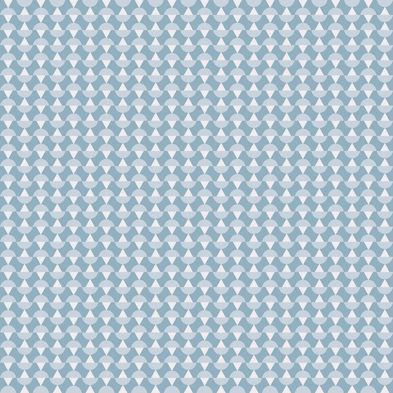 1784 Arne Jacobsen Arne Blue Wallpaper by Boråstapeter