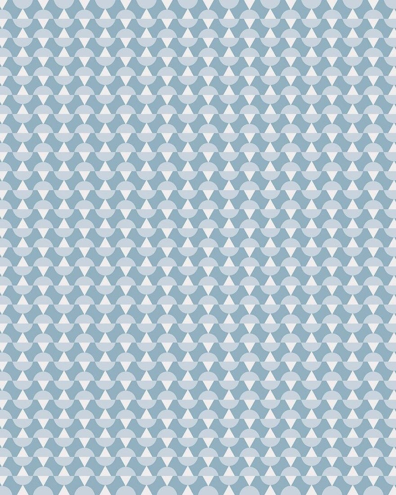 1784 Arne Jacobsen Arne Blue Wallpaper by Boråstapeter