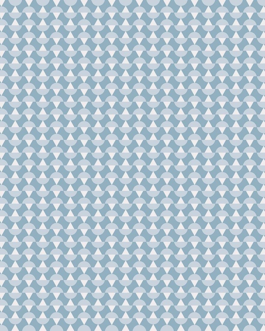 1784 Arne Jacobsen Arne Blue Wallpaper by Boråstapeter