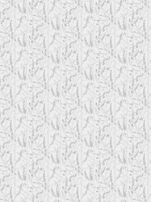 1786 Arne Jacobsen Bladranker Grey and White Wallpaper by Boråstapeter