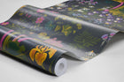 1791 Gocken Jobs Rabarber Multi and Black Wallpaper by Boråstapeter