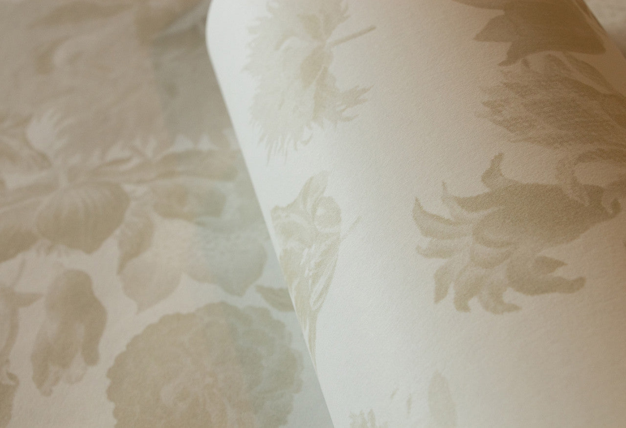 18004 Flower Rain Tropical Wall Mural Almond By Hohenberger