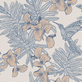 Hummingbird Aurora Wallpaper by 1838 Wallcoverings