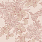 1804-117-04 Hummingbird Aurora Wallpaper by 1838 Wallcoverings