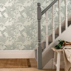 1804-117-05 Hummingbird Aurora Wallpaper by 1838 Wallcoverings