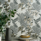 1804-117-06 Hummingbird Aurora Wallpaper by 1838 Wallcoverings