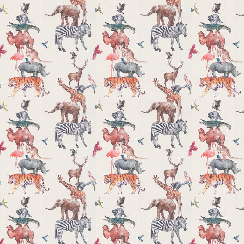 1821/546 Animal Tower Big Adventure Wallpaper by Prestigious Textiles
