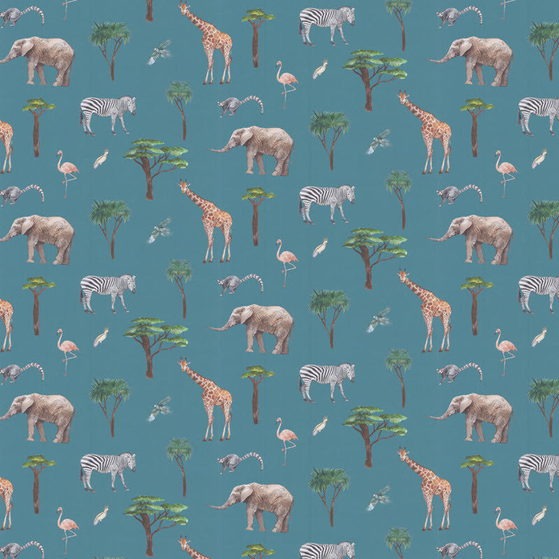1825/782 Safari Park Big Adventure Wallpaper by Prestigious Textiles