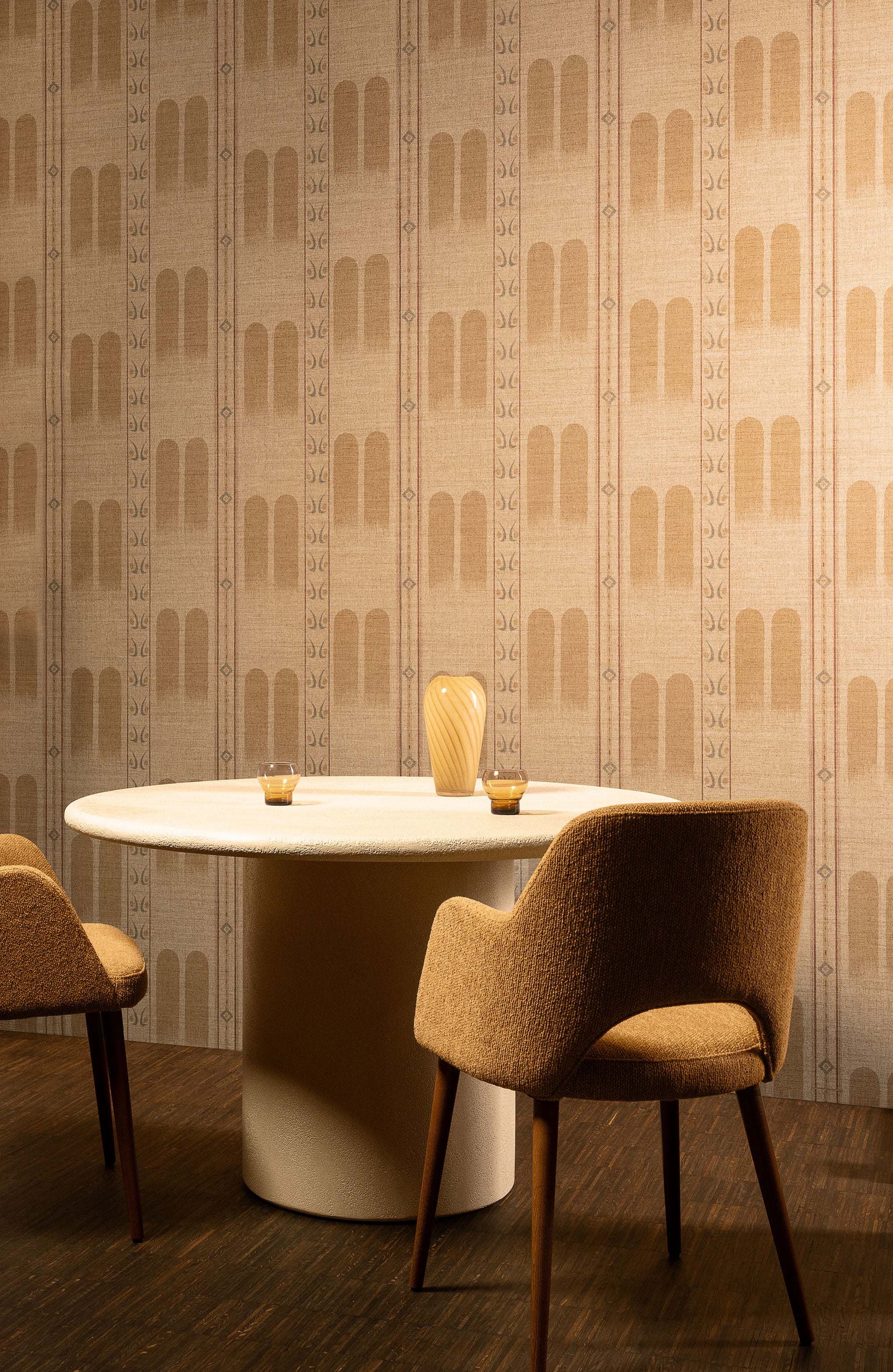 18300 Poona Cinnamon Indienne Wallpaper by Arte