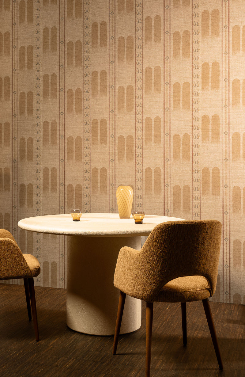 18300 Poona Cinnamon Indienne Wallpaper by Arte
