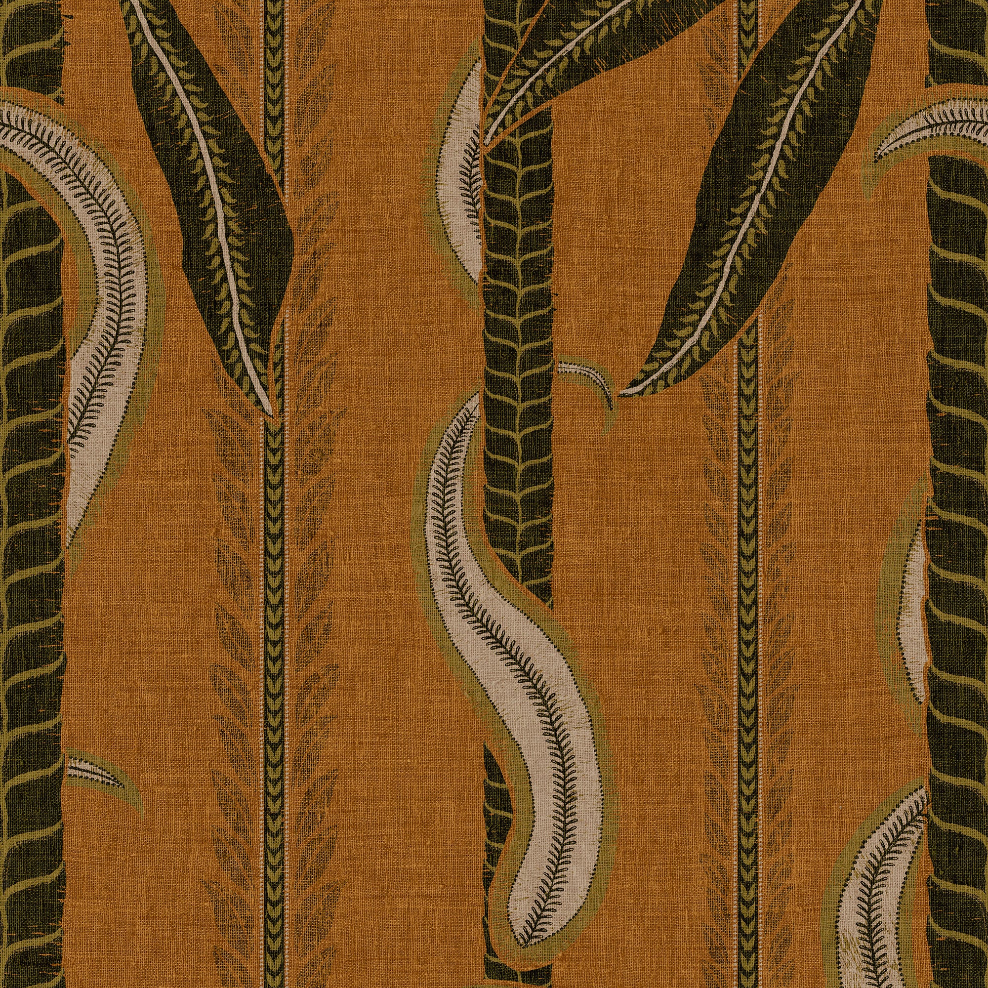 18322 Kerala Tangerine Indienne Mural by Arte